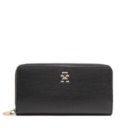 Tommy Hilfiger Veľká dámska peňaženka Tommy Hilfiger Th Chic Large Za AW0AW14231 Čierna