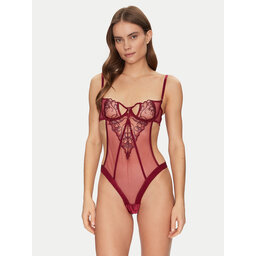 Hunkemöller Hunkemöller Body Scarlett 301036 Dunkelrot