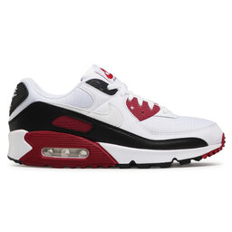 

Взуття Nike Air Max 90 White/White New Maroon/Black, Білий