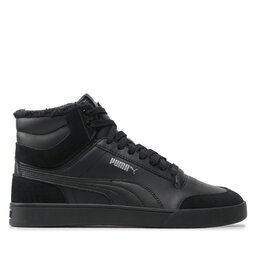 Puma Sneakersy Puma Shuffle Mid Fur 387609 01 Czarny