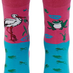 

Високі шкарпетки unisex Funny Socks Stork SM1/40 Кольоровий