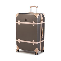 Semi Line Valigia grande Semi Line T5508-4 Marrone