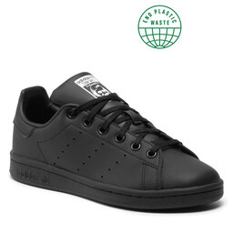 adidas Pantofi adidas Stan Smith J FX7523 Cblack/Cblack/Ftwwht