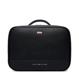 Tommy Hilfiger Kosmetiktasche Tommy Hilfiger Th Central Travel Washbag AM0AM14550 Schwarz