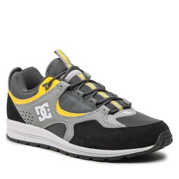 DC Sneakers DC Kalis Lite ADYS100291 Black/Grey/Yellow (XKSY)