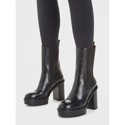 

Ботильйони Tommy Hilfiger Elevated Plateau Chelsea Bootie FW0FW07542 Black BDS, Чорний