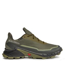 Salomon Buty do biegania Salomon Alphacross 5 Gtx GORE-TEX 473103 29 W0 Zielony