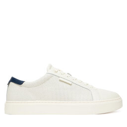 Calvin Klein Сникърси Calvin Klein Clean Cup Low Laceup Perf Lth HM0HM01870 Бял