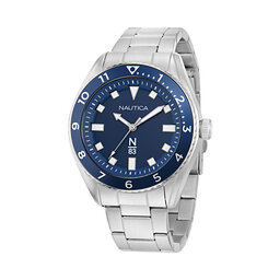 Nautica Sat Nautica Finn World NAPFWF407 Srebrna