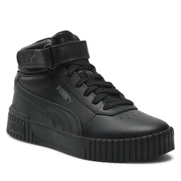 Puma Sneakersy Puma Carina 2.0 Mid Jr 387376 01 Puma Black/Black/Shadow