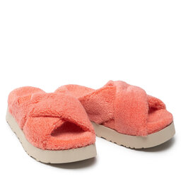 

Шльопанці Ugg W Fuzz Sugar Terry Cross Slide 1126385 Pblss, Оранжевий