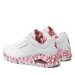 

Снікерcи Skechers Uno Loving Love 155506/WRPK White/Red/Pink, Білий
