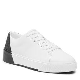 Calvin Klein Сникърси Calvin Klein Low Lace Up Lth Mono HM0HM01236 White/Black 0K7