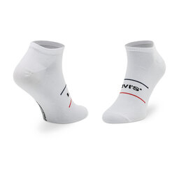 

Набір 2 пар низьких шкарпеток unisex Levi's® 701203953 White/Blue/Red, Білий