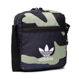 

Плоска сумка adidas Camo Fest Bag HC9525 Multco, Зелений