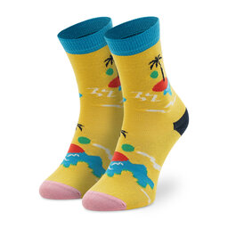 Happy Socks Ilgos Vaikiškos Kojinės Happy Socks KIIT01-2200 Geltona