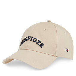 Tommy Hilfiger Czapka z daszkiem Tommy Hilfiger Th Monotype Soft 6 Panel Cap AM0AM13165 Beżowy