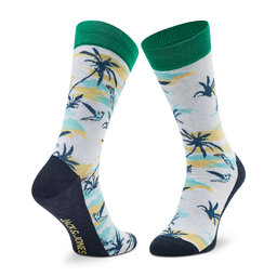 

Високі чоловічі шкарпетки Jack&Jones Jacanimal 12217624 Surf The Web/Black, Кольоровий