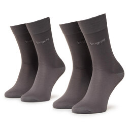 Bugatti Ankelstrumpor 2-pack Bugatti 6801 Medium Grey 153