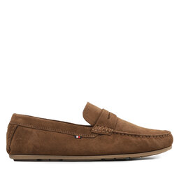 

Мокасини Tommy Hilfiger Casual Hilfiger Suede Driver FM0FM04271 Rockefeller Brown GW0, Коричневий