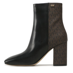 

Ботильйони MICHAEL Michael Kors Perla Bootie 40F3PLHE7L Blk/Brown, Чорний