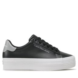

Снікерcи Calvin Klein Jeans Vulc Flatform Laceup Ny Refl Wn YW0YW01220 Black/Reflective BEH, Чорний