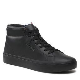 Tommy Hilfiger Sneakers Tommy Hilfiger Prep Vulc High Leather FM0FM04172 Black BDS