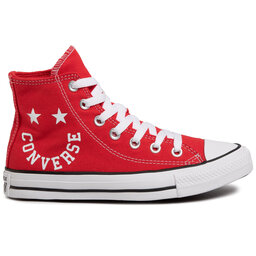 

Кеди Converse Ctas Hi 167069C University Red/Bla, Червоний