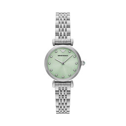Emporio Armani Ročna ura Emporio Armani Gianni AR11667 Srebrna