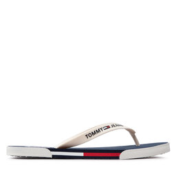 

В'єтнамки Tommy Jeans Mens Flag Beach Sandal EM0EM01032 Ecru YBL, Білий
