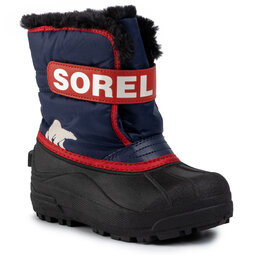 Sorel Hótaposó Sorel Childrens Snow Commander NC1960 Noctural/Sail Red 591