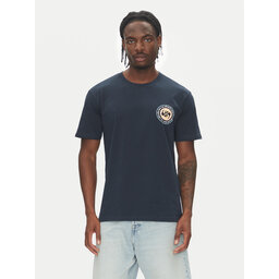 Quiksilver Quiksilver Póló Circle Back Ss EQYZT08054 Sötétkék Regular Fit