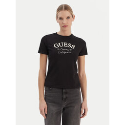 Guess Guess Футболка V6RI02 J1314 Чорний Regular Fit