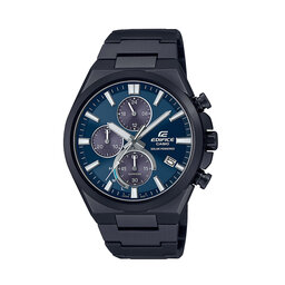 Casio Zegarek Casio Edifice Solar Powered Chronograph EFS-S630DC-2AVUEF Czarny
