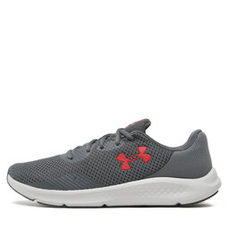 

Взуття Under Armour UA Charged Pursuit 3 3024878-108 Pitch Gray/Pitch Gray/Red, Сірий