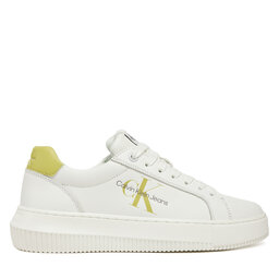 Calvin Klein Jeans Sneakers Calvin Klein Jeans Chunky Cupsole Laceup Mon Lth YW0YW00823 Weiß