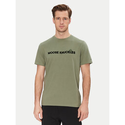 Moose Knuckles Moose Knuckles T-Shirt Conway M15MT760 Grün Regular Fit