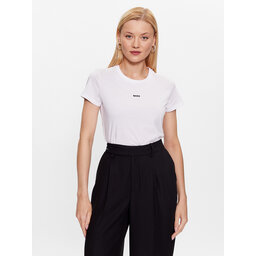 BOSS Boss Póló 50490018 Fehér Slim Fit