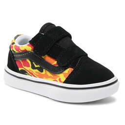

Кросівки Vans Comfycush Old Skool VN0A4TZI31O1 (Flame Camo) Blk/True Wht, Чорний