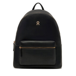 Tommy Hilfiger Σακίδιο Tommy Hilfiger Th Logotape Backpack AW0AW17163 Μαύρο