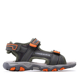 

Взуття Lumberjack SANDAL 2 BANDS ARMY GREEN/ORANGE, Зелений