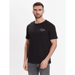 Tommy Hilfiger Tommy Hilfiger Camiseta Logo UM0UM02916 Negro Regular Fit