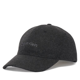 Calvin Klein Cap Calvin Klein Embroidered Titlecase Logo Felt LV04D5131G Schwarz