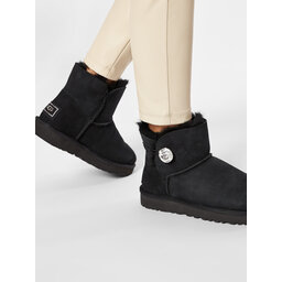 Ugg Снігоходи Ugg W Mini Bailey Button Bling 1016554 Чорний