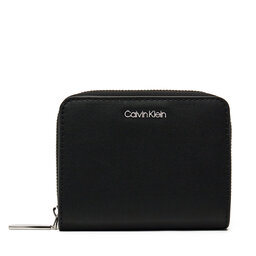 Calvin Klein Portafoglio da donna Calvin Klein Ck Must Md Zip Around W/Flap LV04F1029G Nero