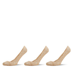 Jenny Fairy 3 pares de calcetines tobilleros para mujer Jenny Fairy 4WB-004-SS24 Beis
