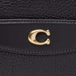 

Сумка Coach Sft Peb Ltr Cam CC386 B4/Black, Чорний