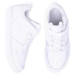 

Взуття Nike Court Borough Low 2 (Psv) BQ5451 100 White/White/White, Білий