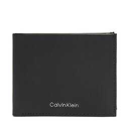 Calvin Klein Portfel męski Calvin Klein Ck Must Billfold W Coin LV04D1043G Czarny