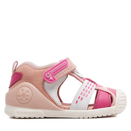 

Босоніжки Biomecanics 242155-C Blanco Y Fucsia, Рожевий